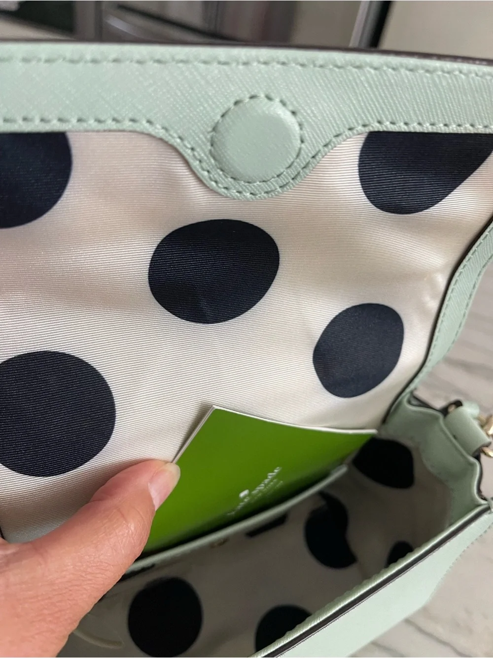 kate spade Mint Green Leather crossbody Bag